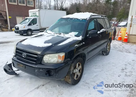 2007 Toyota Highlander V6 z USA, uszkodzony, nr VIN JTEDP21A270132159